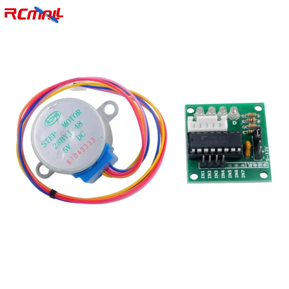 Stepper Motor 28Byj - 28BYJ-48 Motore passo-passo ad ingranaggi CC