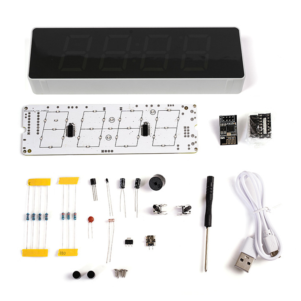 Diy Electronics Com - ESP8266 IoT Kit orologio WiFi colorato