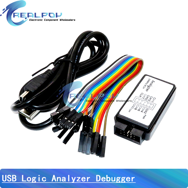 Diy Electronics Project Kit - Analizzatore logico USB 24MHz 8 canali
