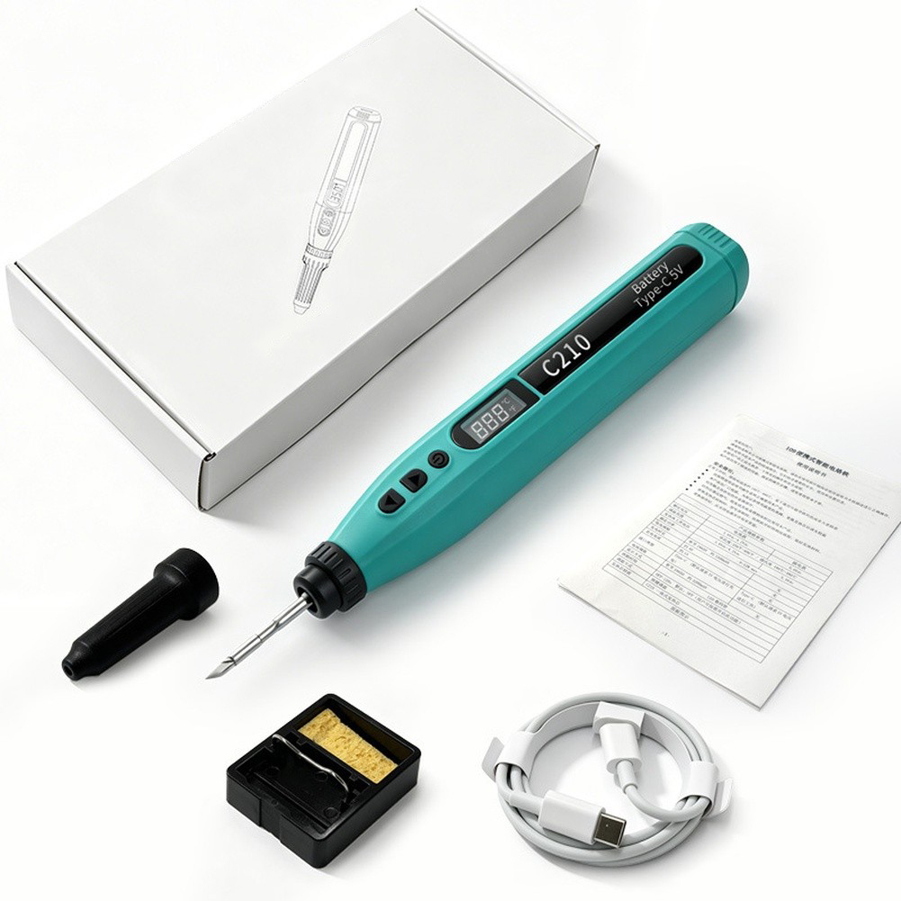 Diy Electronics Storage - Set di saldatore digitale USB intelligente,