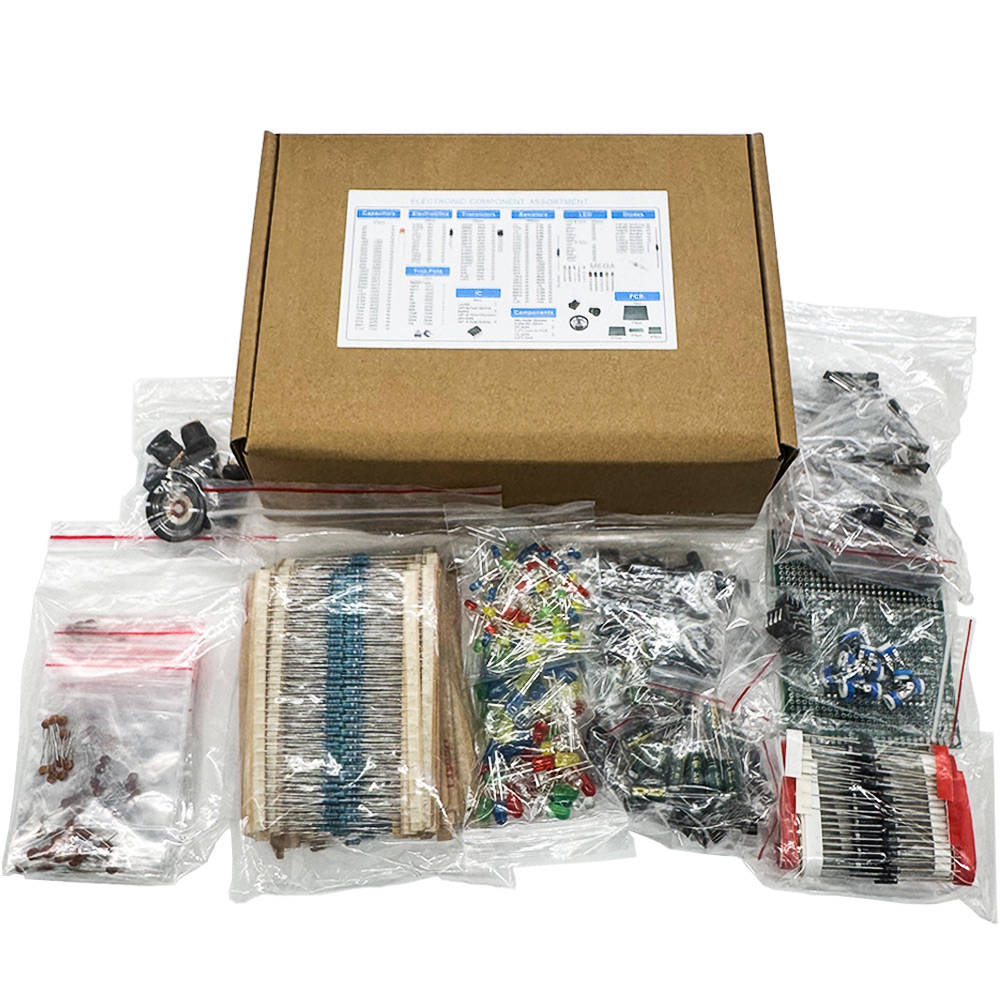 Diy Electronics Com - Kit di Componenti Elettronici da 1900
