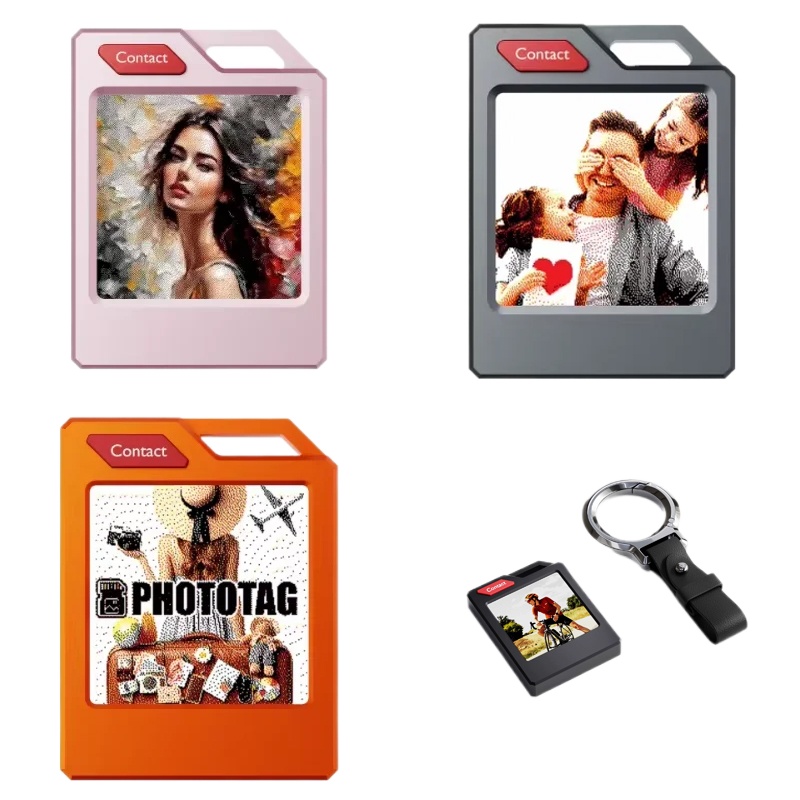Diy Electronics Location - PhotoTag P30 E-Ink Smart Tag Portachiavi