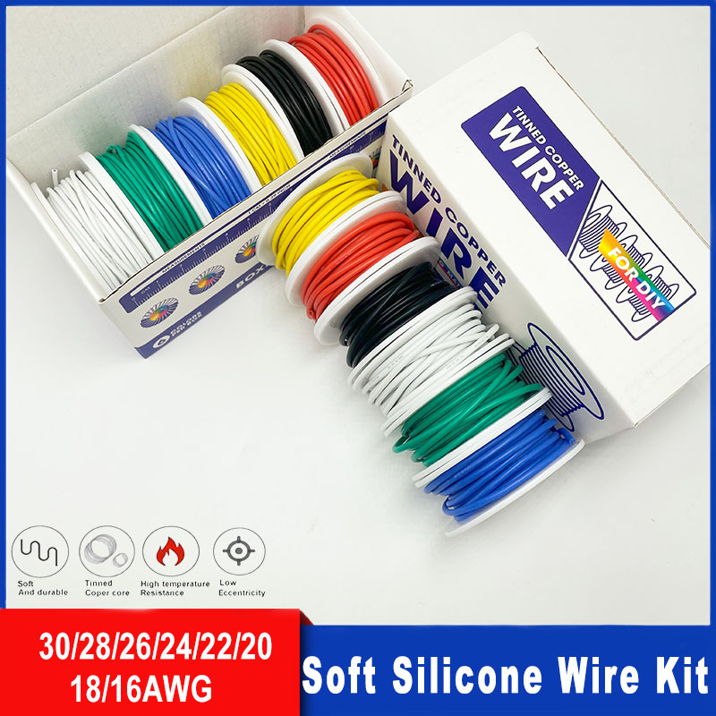 Diy Electronics Project Kit - Kit di cavi in silicone morbido