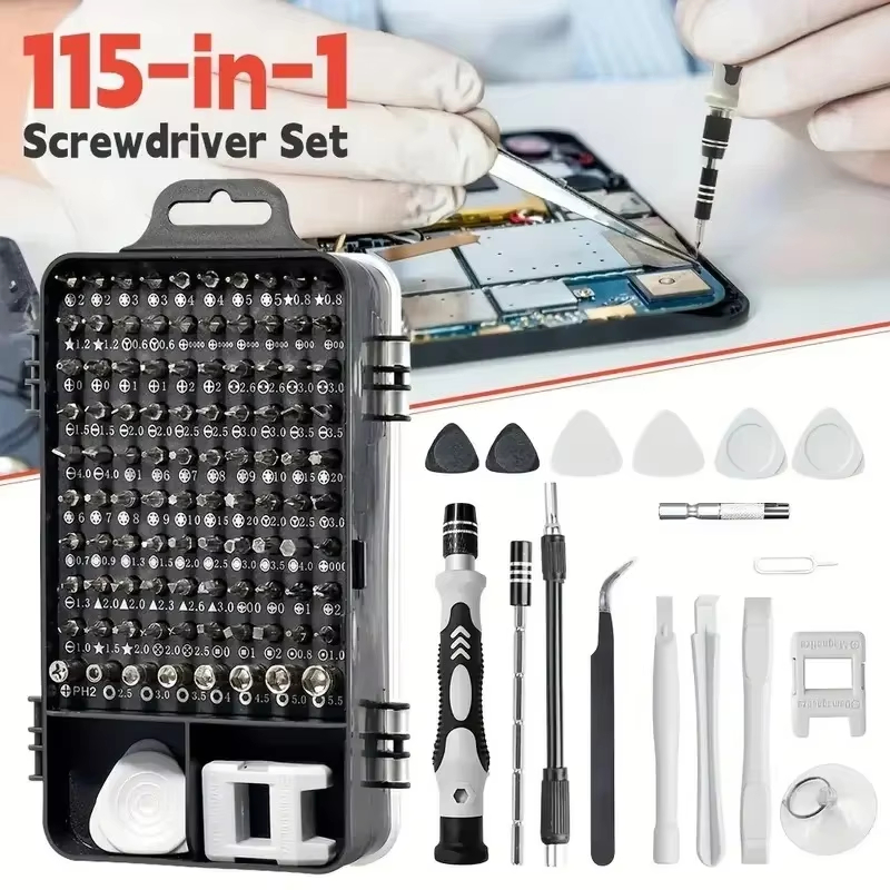 Diy Electronics Project Kit - Set di Cacciaviti di Precisione 115-in-1