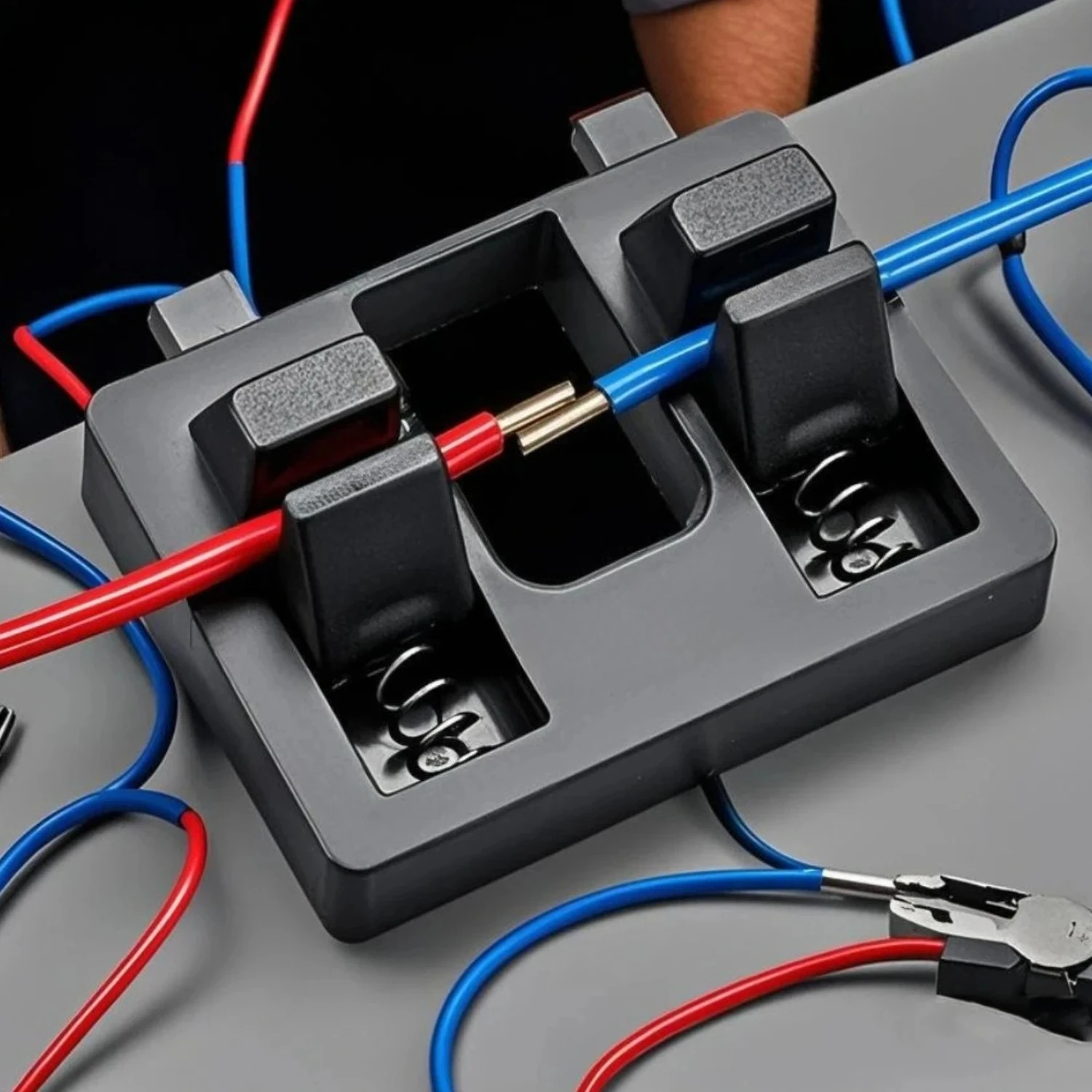 Diy Electronics Location - Posizionatore a doppio filo per saldatura,