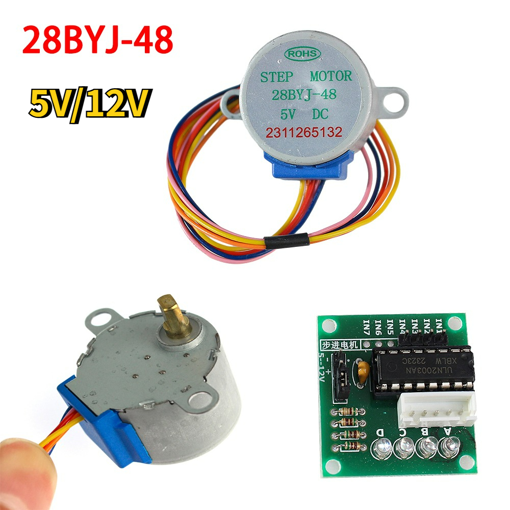Stepper Motor 28Byj - Kit Motore Stepper 28BYJ-48 5V/12V a