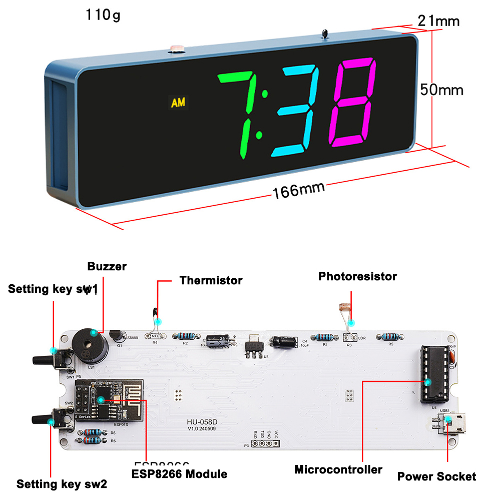 ESP8266 IoT Kit orologio WiFi  - Diy Electronics Com recensione e prezzo