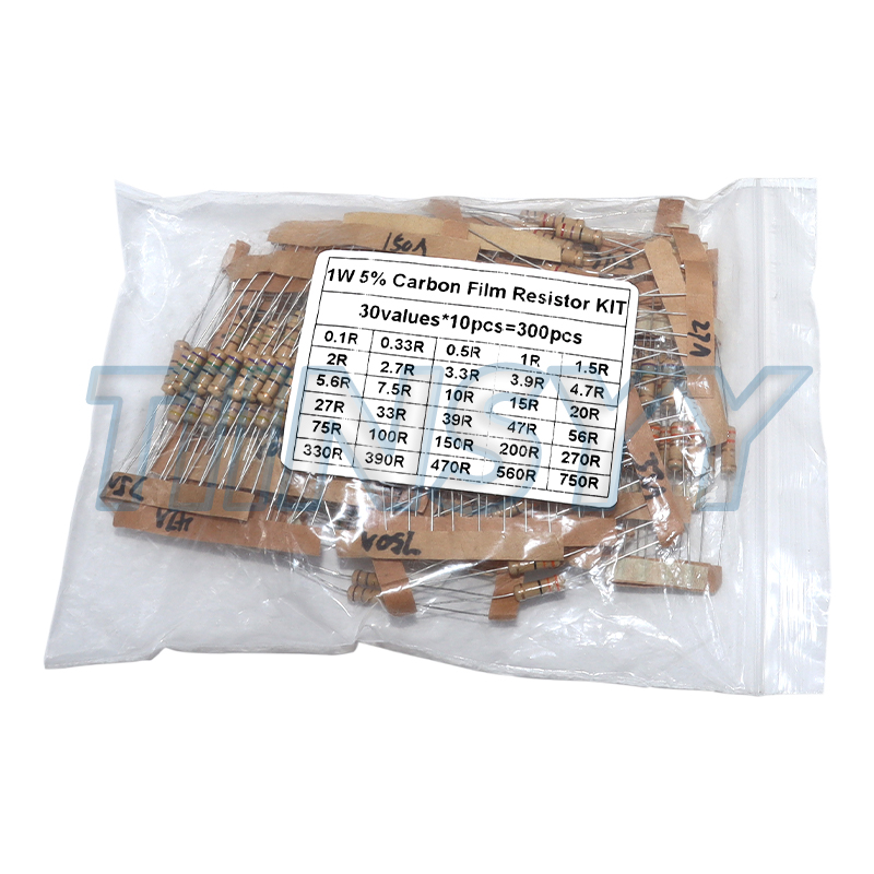 Kit di 300 Resistori 1W 5% a F - Diy Electronics Com recensione e prezzo