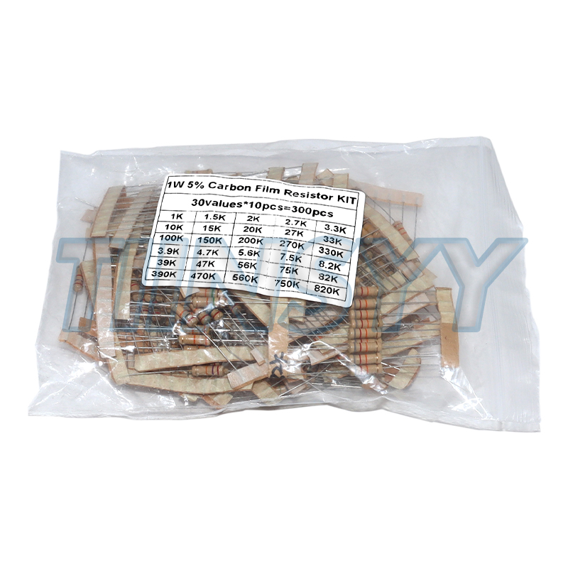Kit di 300 Resistori 1W 5% a F - Diy Electronics Com recensione e prezzo