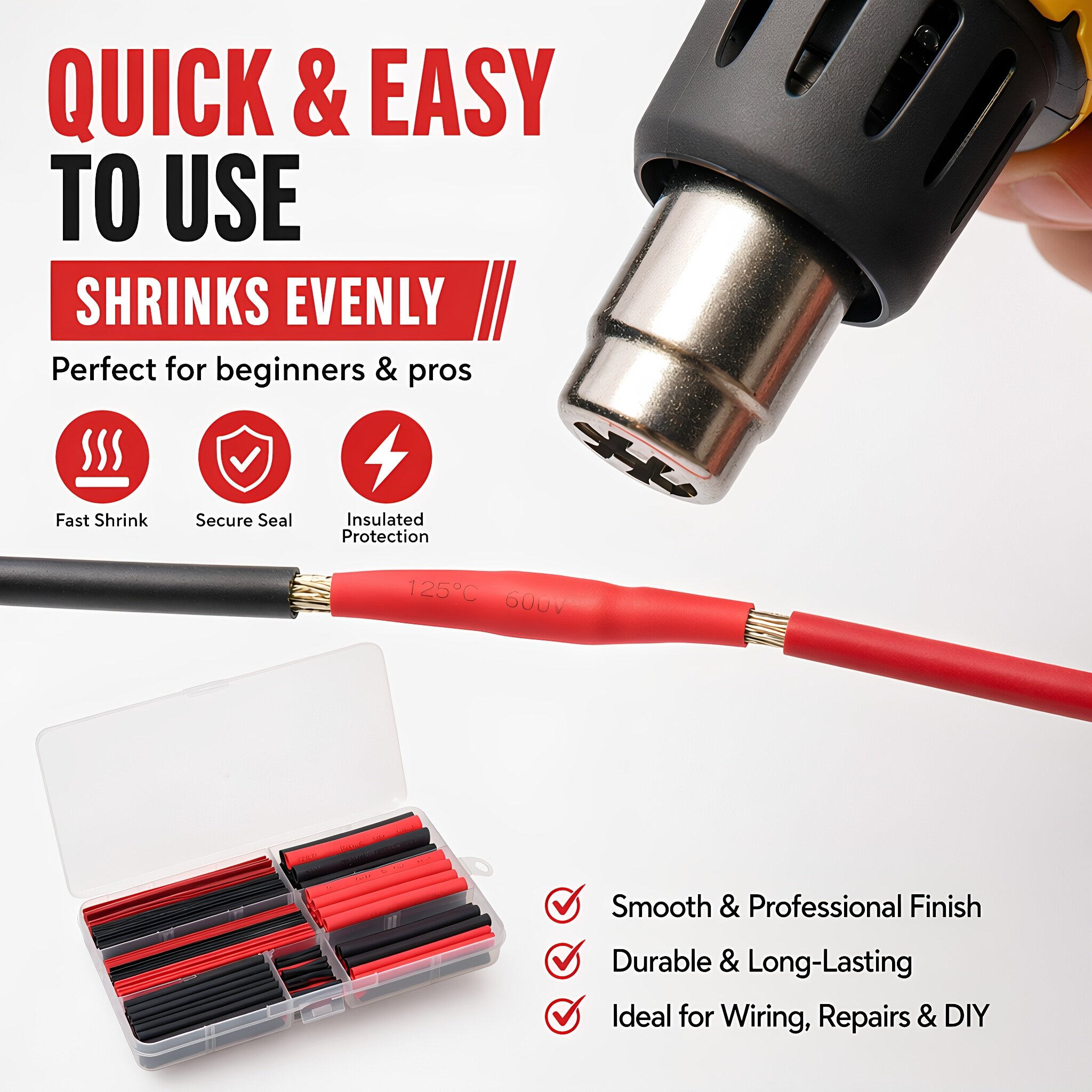 300 Pezzi di Guaina Termorestr - Heat Shrink Tubing recensione e prezzo