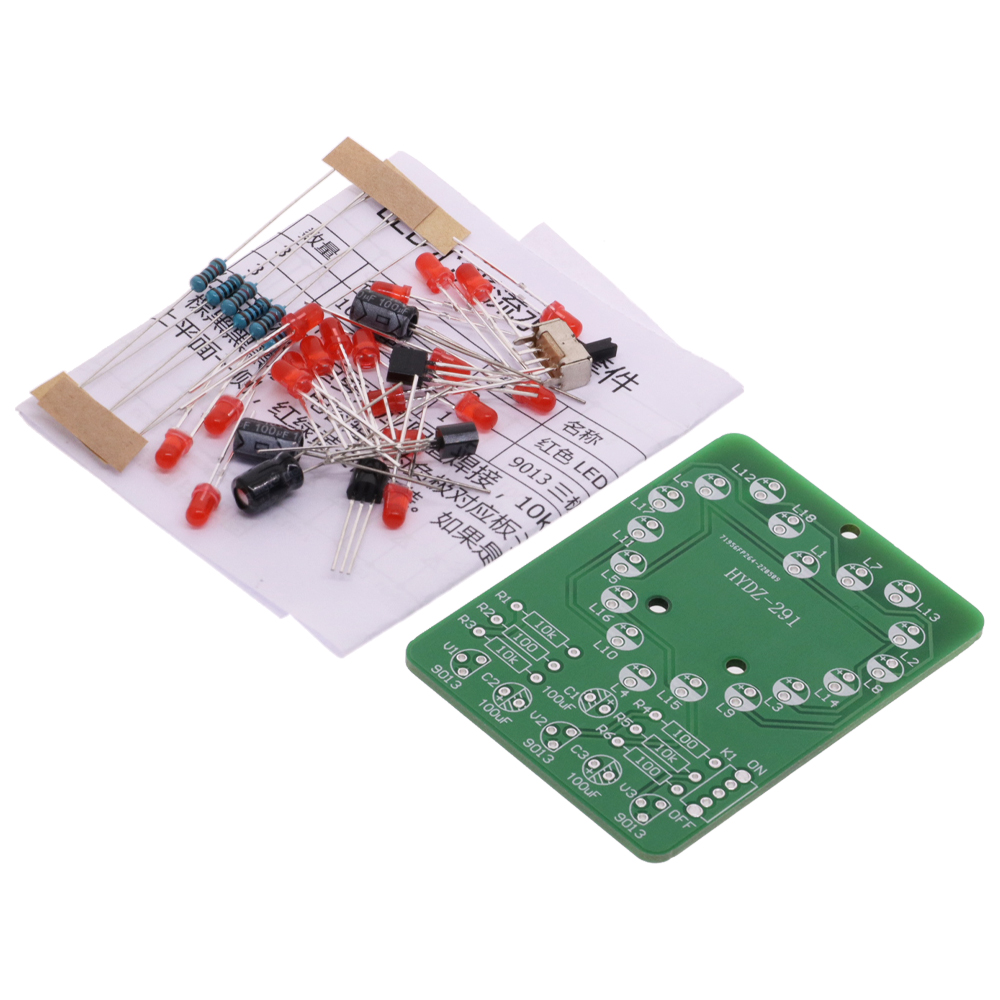 Luce di marcia a LED a forma d - Diy Electronics Learning Kit recensione e prezzo