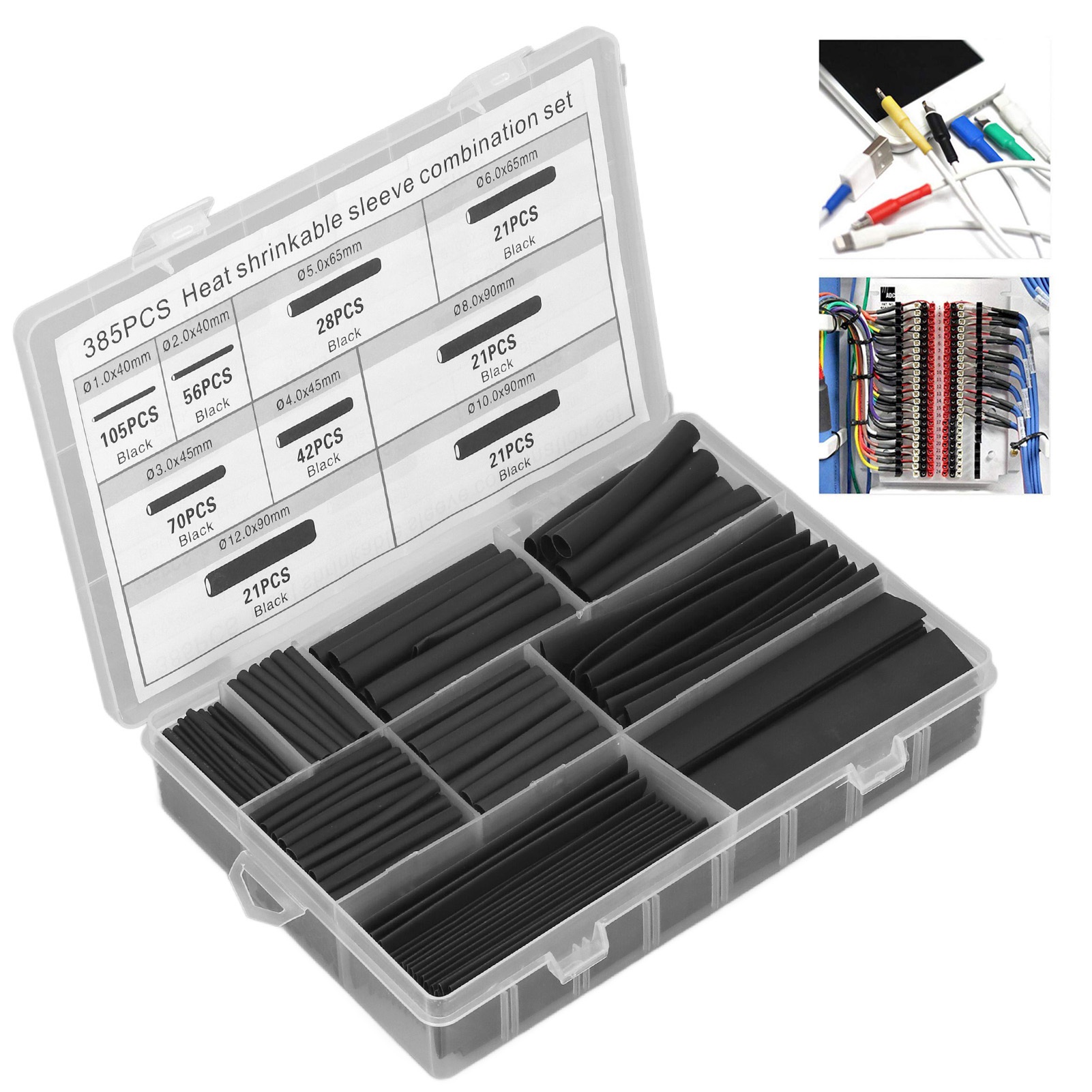 Kit di 385 Pezzi di Tubi Termo - Heat Shrink Tubing recensione e prezzo